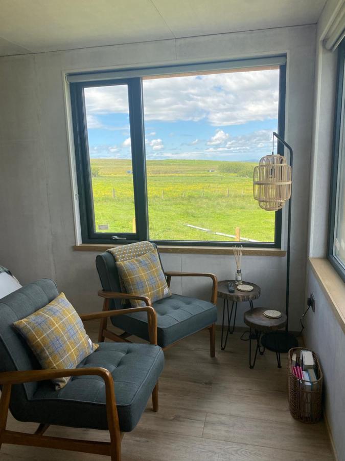 Unique Luxurious Cabin On Sea View Working Croft Garrabost Εξωτερικό φωτογραφία
